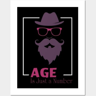 Age is just a number - Dad Posters and Art